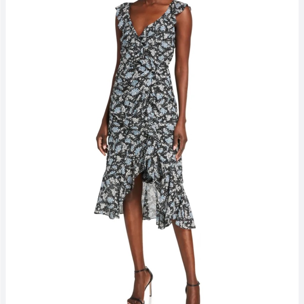 Veronica Beard Amal Floral Dress sz 6 nwot